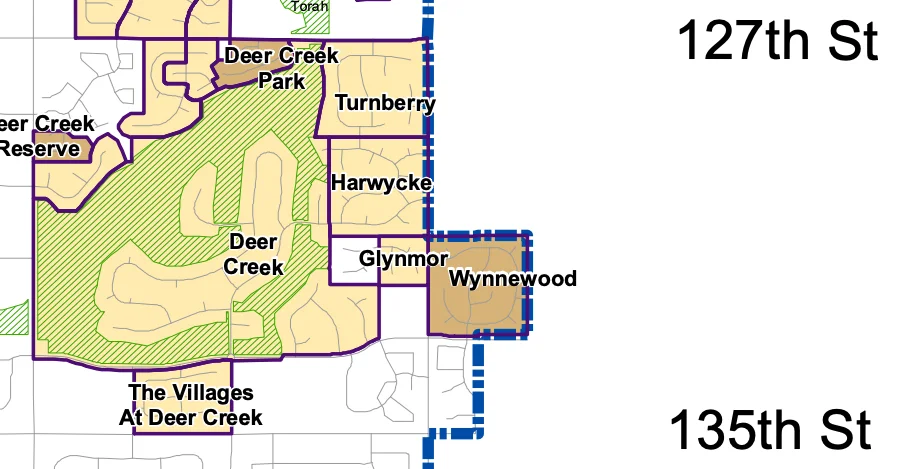 Harwycke Neighborhood Map